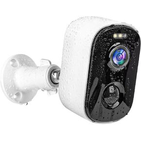 Cameras for Home Security, 1080P Security Cameras Wireless Outdoor with Motion Detection Spotlight/Siren Alarm Color Night Vision 2-Way Talk Waterproof SD/Cloud Storage Battery Powered WiFi Cam 2-Pack