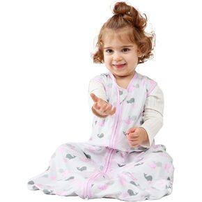 HOMEAL Sleep Sack 12-18 Months, Sleep Sack 1.0 Tog, Soft Rayon Bamboo Baby Sleep Sacks, 2 Way Zippers Baby Sleep Sack