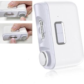 Electric Nail Clipper, Nail Trimmer Nail Polisher 2 in-1, Automatic Electric Nail Clipper,2-Speed Electric Nail Trimmer for Baby, Children, Kids, Adult, Seniors and Caregivers, White