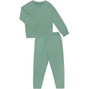 GUISBY Kids Toddler Boys Girls Pajamas Sets, Daily Snug Fit Sweatshirt 2 Piece Sets