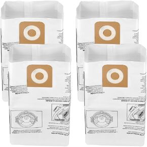 4 Pack CMXZVBE38749 Vacuum Dust Bags Replacement for 16 and 20 Gallon CRAFTSMAN Shop Vacuums CMXEVBE17595, CMXEVBE17596