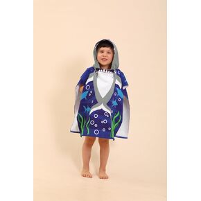 Dinosaur Hooded Towels for Kids, Kids Beach Towels for Boys/Girls, Swimming Towels/Towel Robes/Wearable Towels/Pool Towels for Kids 2-10, Poncho Beach Towels for Kids, Hooded Beach Towels for Toddler