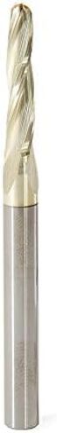 Amana Tool - 46583 CNC 2D & 3D Carving 3.6 Deg Tapered Angle Ball Tip 1/8 Dia x 1/16 Rad in Saudi Arabia