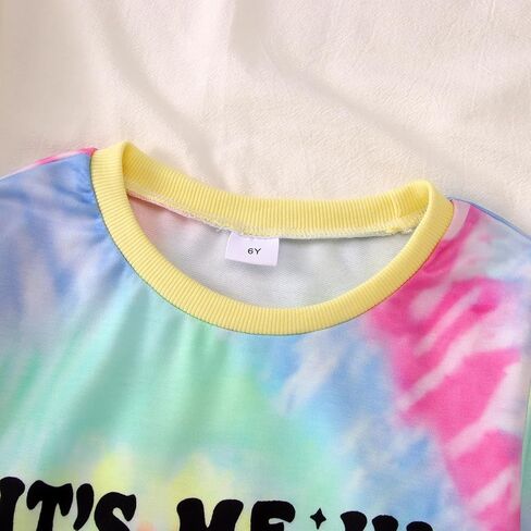 Ritatte It’s Me Hi I’m The Birthday Girl Sweatshirt Toddler Girls Birthday Party Tie Dye Shirts Kid Birthday Outfit 2-7 Years in Saudi Arabia