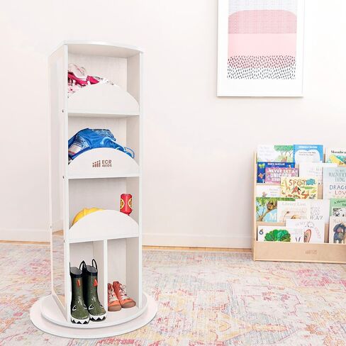 ECR4Kids دوارة للملابس، منظم أزياء، طبيعي in Saudi Arabia