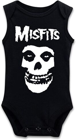 DOQOSESHY Cute Misfits Baby Climbing 0-24 Months Bodysuit Unisex Breathable Toddler Rompers in Kuwait