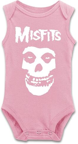 DOQOSESHY Cute Misfits Baby Climbing 0-24 Months Bodysuit Unisex Breathable Toddler Rompers in Kuwait