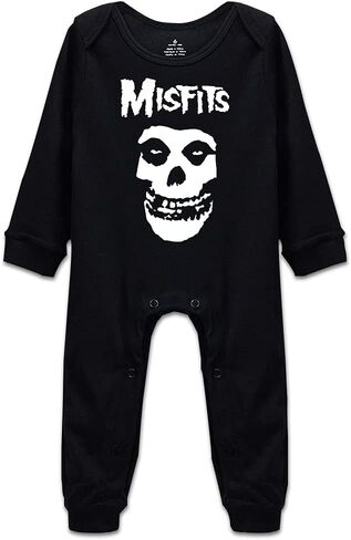 DOQOSESHY Cute Misfits Baby Climbing 0-24 Months Bodysuit Unisex Breathable Toddler Rompers in Kuwait