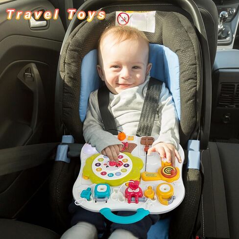 لوحة مشغولة للأطفال من بيري بريزيدنت للأعمار من 1 إلى 3 سنوات، ألعاب موسيقية مضيئة للأطفال، ألعاب سفر للأطفال من عمر 12 إلى 18 شهرًا، ألعاب حسية لعمر سنة واحدة in Kuwait