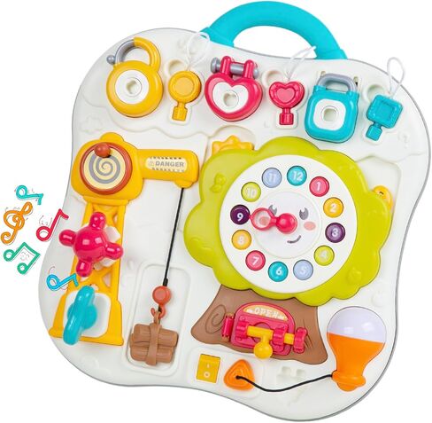 لوحة مشغولة للأطفال من بيري بريزيدنت للأعمار من 1 إلى 3 سنوات، ألعاب موسيقية مضيئة للأطفال، ألعاب سفر للأطفال من عمر 12 إلى 18 شهرًا، ألعاب حسية لعمر سنة واحدة in Kuwait