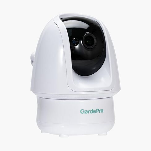 جهاز مراقبة الأطفال فيديو GardePro مع نطاق طويل 3000 قدم، شاشة 5 بوصة، كاميرا 1080 بكسل FHD، صوت ثنائي الاتجاه، بدون واي فاي، رؤية ليلية فائقة الوضوح، بطارية 5000 مللي أمبير، تكبير بإمالة، تهويدات، أبيض in Kuwait