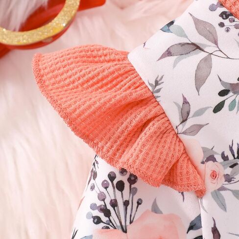 Toddler Baby Girl Fall Winter Dress Baby Toddler Girl Floral Tunic Dress Long Sleeves Casual Dress in Saudi Arabia