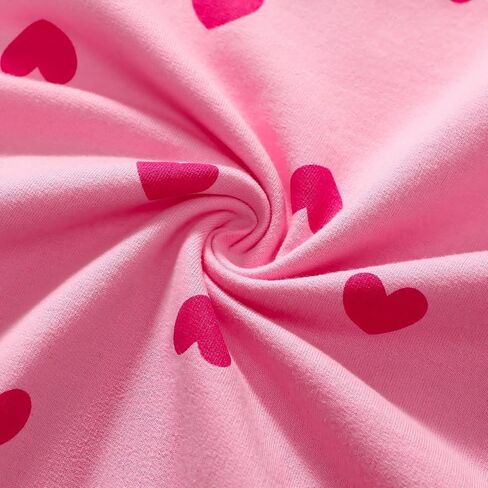 Girls Valentines Day Sweatshirt Toddler Kids Sequin Heart Long Sleeve T Shirt Ruffle Pullover Cotton Sweater Tops in Kuwait