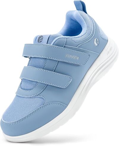 FitVille Diabetic Shoes for Women Wide Width Lightweight Diabetic Slip on Shoes for Women with Adjustable Strap Walking Shoes for Swollen Feet Women Comfortable Mesh Wide Width Shoes for Women in Kuwait