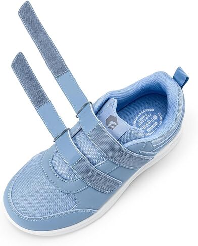 FitVille Diabetic Shoes for Women Wide Width Lightweight Diabetic Slip on Shoes for Women with Adjustable Strap Walking Shoes for Swollen Feet Women Comfortable Mesh Wide Width Shoes for Women in Kuwait