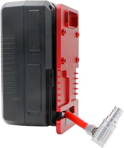 Alvins V Mount Battery Plate for DJI Ronin 4D, V Mount Plate with 6-pin 1B DC-in Out Put Battery Mounts Plate for Ronin 4D in Kuwait