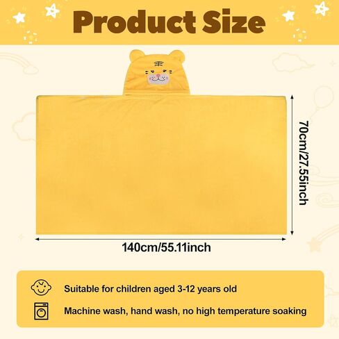 Toddler Bath Towel, Baby Hooded Towel, Ultra Absorbent Soft Shower Towel, Unisex Baby Bath Towel, Baby Towels with Hood for Kids Boys Girls, 27.5" x 55" (Purple-Rabbit) in Saudi Arabia