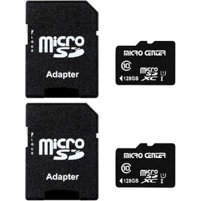 Micro Center 16GB Class 10 MicroSDHC Flash Memory Card with Adapter, 2Pack in Kuwait
