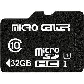 INLAND Micro Center 32GB Class 10 MicroSDHC Flash Memory Card with Adapter for Mobile Device Storage Phone, Tablet, Drone & Full HD Video Recording - 80MB/s UHS-I, C10, U1 (2 Pack)