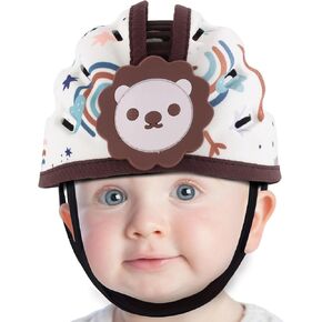 Xeano Baby Helmet, Infant Safety Helmet, Toddler Walking Helmet, Soft Foam Helmet, Protector Cap Adjustable Hat for Walking and Crawling Suit 8-36 Months