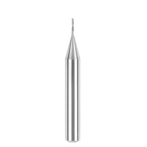 SpeTool Carbide Upcut Inlay Router Bit 1/32 Inch Cutting Diamter 1/4 Inch Shank CNC Spiral End Mill Plunge Cut for Wood Engraving Carving