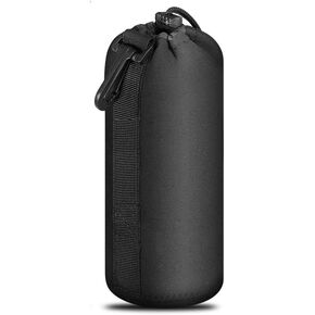 Lens Louch, Black Thick Protective Neoprene Large Camera Lens Case 7x3.5inch(17.5x9cm) for Large Size DSLR Camera Lens