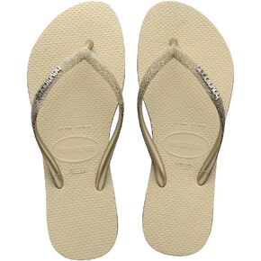 Havaianas Women's Slim Sparkle Sandal Sand Grey