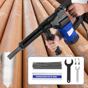 Electric Needle Scaler Electric Needle Gun for Rust Removal Needle Slag Cleaner Industrial Needle Scaler for Removing Rust Paint Weld Slag