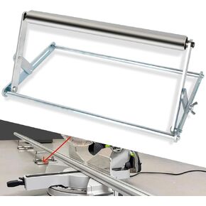 Adjustable Miter Saw Roller Stand (300), 140 lbs Capacity ,Adjustable Cutting Machine Support Frame, Height Adjustment from 2 inches to 6.3 inches