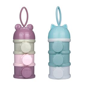 Kisangel Baby Formula Dispenser 3 Layers Baby Milk Powder Dispenser for Infant Milk Container Storage