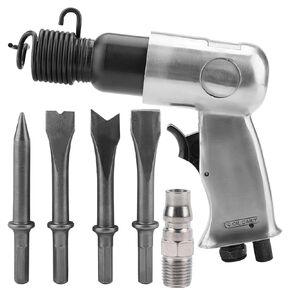 4500rpm Pneumatic Hammer 150mm Air Hammer Shovel Tool with Powerful Pull Spring Industrial Handle Straight Type Air Chisel
