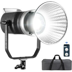 GVM 200W LED Video Light, PRO SD200B Photography Lighting Kit with Bluetooth Mesh Network/DMX Control, 2700K-6800K Studio Light Continuous Lighting Kit for YouTube,Film, 45400lux/1m, 12 Scene Effects