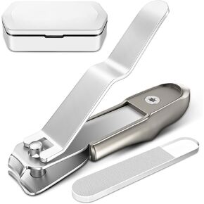 Baby Nail Care Essentials: Precision Nail Clipper Set with Nano Nail File in Stylish Portable Case.Nail Clippers for Baby,Baby Nail Clippers,Baby Nail Trimmer.