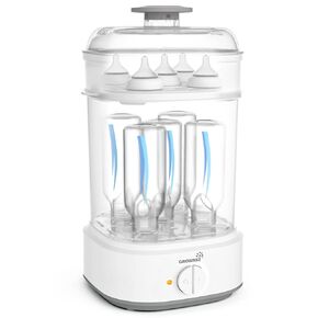 Bottle Sterilizer, Baby Bottle Steam Sterilizer, Electric Baby Bottle Sanitizer with Timer for Baby Bottles, Pacifiers, Pump Parts