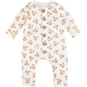 Mud Pie baby-girls Baby Bear Bodysuit