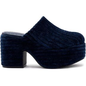 Larroudé Miso Clog in Midnight Velvet