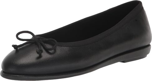 Aerosoles Women's HOMEBET Ballet Flat, Black Faux Suede, 8.5 in Saudi Arabia