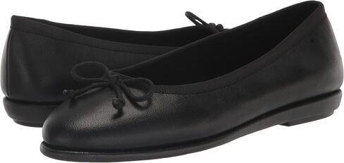 Aerosoles Women's HOMEBET Ballet Flat, Black Faux Suede, 8.5 in Saudi Arabia