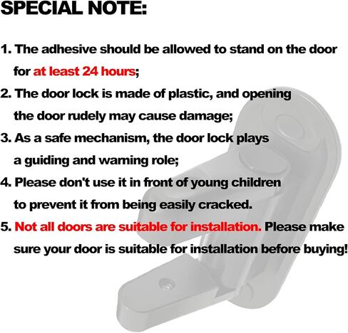 Door Lever Lock Child Proof - 2 Pack Black Door Locks for Kids Safety - Childproof Door Handles Lock with Adhesive in Kuwait