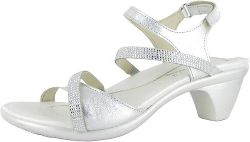 NAOT Footwear Innovate Women’s Heel Rhinestone Sandal with Cork Footbed and Arch Support Footbed - Adjustable Ankle Strap - Comfort and Support – Lightweight and Perfect for Travel in Saudi Arabia