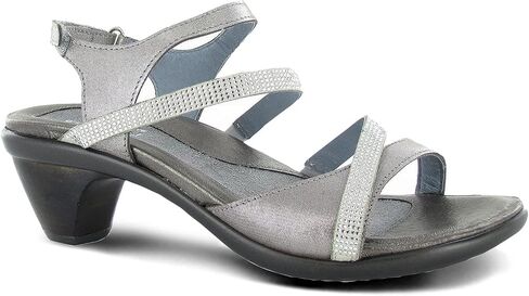 NAOT Footwear Innovate Women’s Heel Rhinestone Sandal with Cork Footbed and Arch Support Footbed - Adjustable Ankle Strap - Comfort and Support – Lightweight and Perfect for Travel in Saudi Arabia