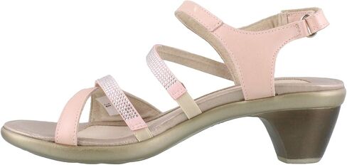 NAOT Footwear Innovate Women’s Heel Rhinestone Sandal with Cork Footbed and Arch Support Footbed - Adjustable Ankle Strap - Comfort and Support – Lightweight and Perfect for Travel in Saudi Arabia