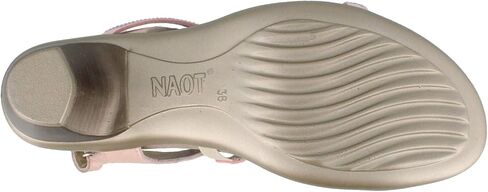 NAOT Footwear Innovate Women’s Heel Rhinestone Sandal with Cork Footbed and Arch Support Footbed - Adjustable Ankle Strap - Comfort and Support – Lightweight and Perfect for Travel in Saudi Arabia