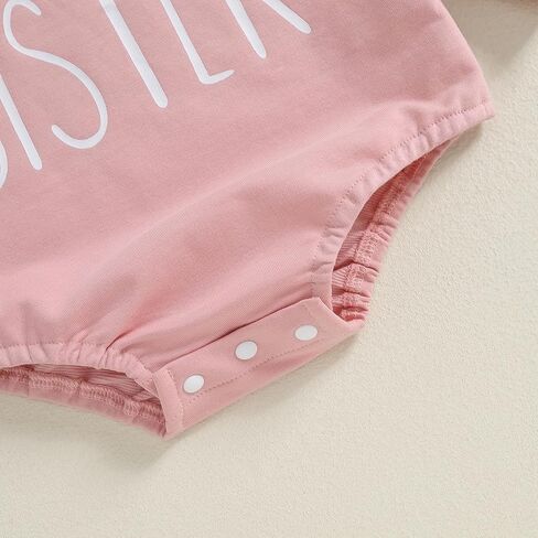 Little Brother Lil Sister Matching Outfits Baby Boy Girl Sweatshirt Romper Lil Bro Sis Siblings Clothes in Kuwait