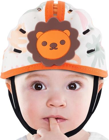 Xeano Baby Helmet, Infant Safety Helmet, Toddler Walking Helmet, Soft Foam Helmet, Protector Cap Adjustable Hat for Walking and Crawling Suit 8-36 Months in Saudi Arabia