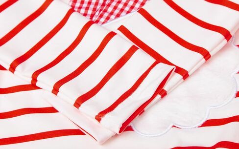 Mud Kingdom Girls Christmas Dress Long Sleeve Santa Claus Party Gift A-Lined Loose Fit in Kuwait