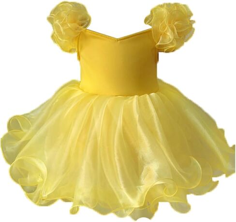 Jenniferwu EB053C Infant Toddler Baby Newborn Little Girl's Pageant Party Birthday Dress in Saudi Arabia