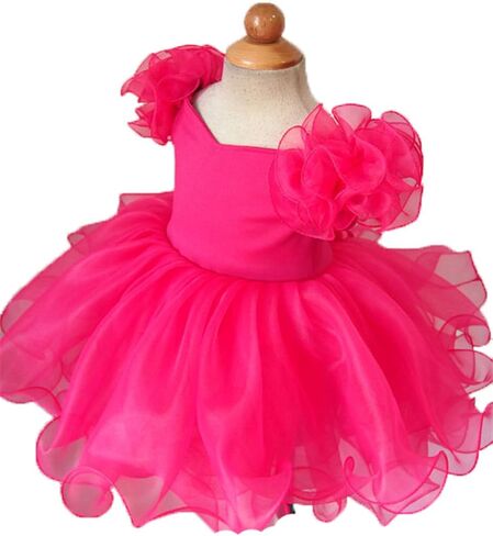 Jenniferwu EB053C Infant Toddler Baby Newborn Little Girl's Pageant Party Birthday Dress in Saudi Arabia