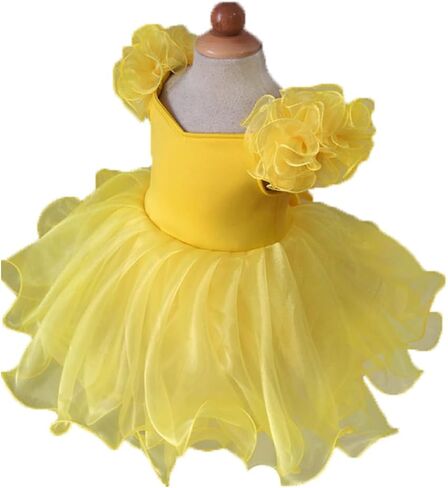 Jenniferwu EB053C Infant Toddler Baby Newborn Little Girl's Pageant Party Birthday Dress in Saudi Arabia