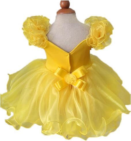 Jenniferwu EB053C Infant Toddler Baby Newborn Little Girl's Pageant Party Birthday Dress in Saudi Arabia